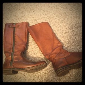 MIA Camel Brown Knee High Boots